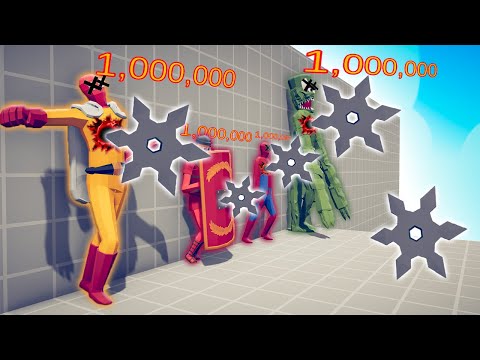 1.000.000 DAMAGE SAMURAI vs UNITS - TABS | Totally Accurate Battle Simulator 2023