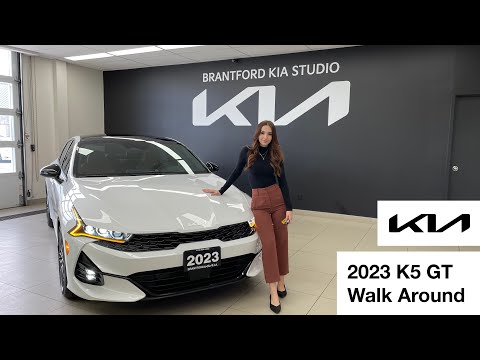 2023 Kia K5 GT with Brown Interior! Full Walk Around and Review