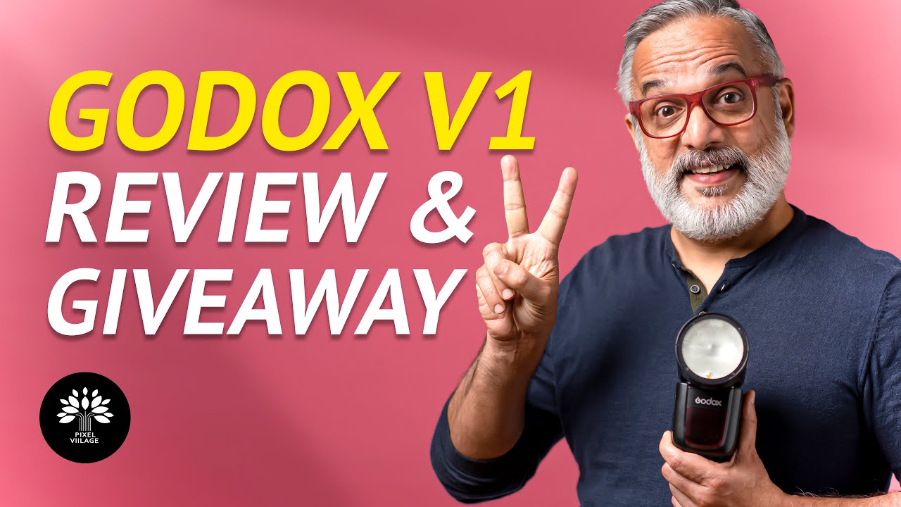 New GODOX V1 Round-Head Flash REVIEW & GIVEAWAY!!!
