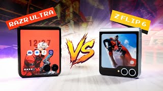 Motorola razr ultra 2025 vs Samsung Galaxy Z Flip6: Camera, Gaming, Speakers!