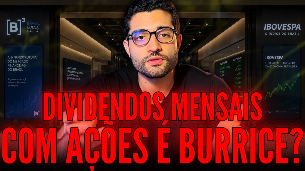 VALE A PENA FAZER UMA CARTEIRA PARA RECEBER DIVIDENDOS TODOS OS MESES APENAS COM AÇÕES?