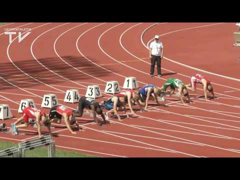 Luis Brandner brennt 10,44 Sekunden auf die Bahn