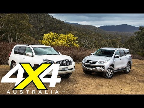 2018 Toyota Prado vs Toyota Fortuner comparison review | 4X4 Australia