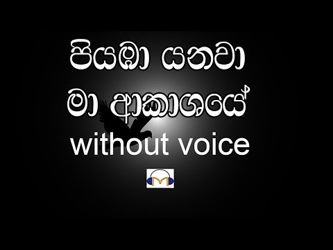 Piyaba Yanawa Ma Karaoke (without voice) පියඹා යනවා මා ආකාශයේ