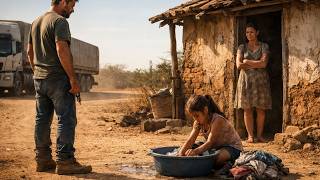 caminhoneiro parou  por acaso — o que viu naquela casa mudou a vida de uma menina