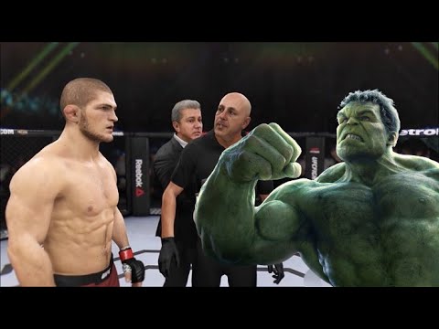 Khabib vs. Hulk - EA Sports UFC 3 - Epic Fight ☝️🦅