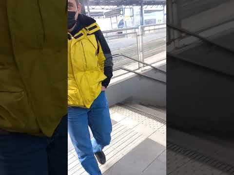 Arrivo del TS 96278 a Bra per Canelli via Alba, col treno inaugurale.