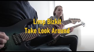 Take Look Around (Mission Impossible 2) - Limp Bizkit - Guitar Bass Cover - LTD ESP MS 200 HT FM
