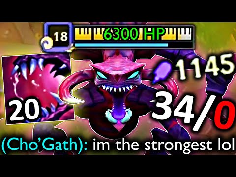THE STRONGEST CHO'GATH EVER (34 KILLS, 0 DEATHS)