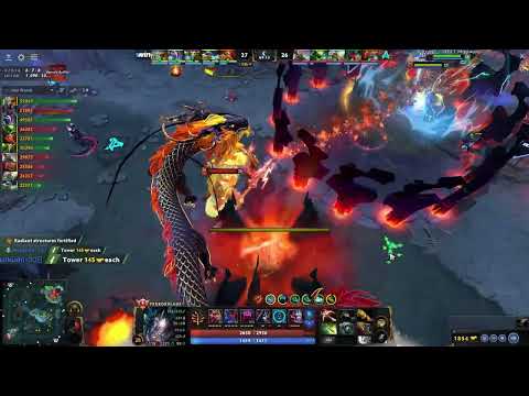 23savage's Perspective - in his intense defense against base race - DreamLeague SS22 #dota2clips