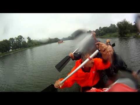 Sárkányhajó verseny 2015 Tiszaalpár - Messze még a túlpart