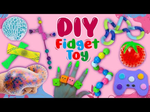 7 Super Fidget Toys - Pop It - Amusing and Easy to Make Stress Toy Ideas - Viral TikTok Craft Videos