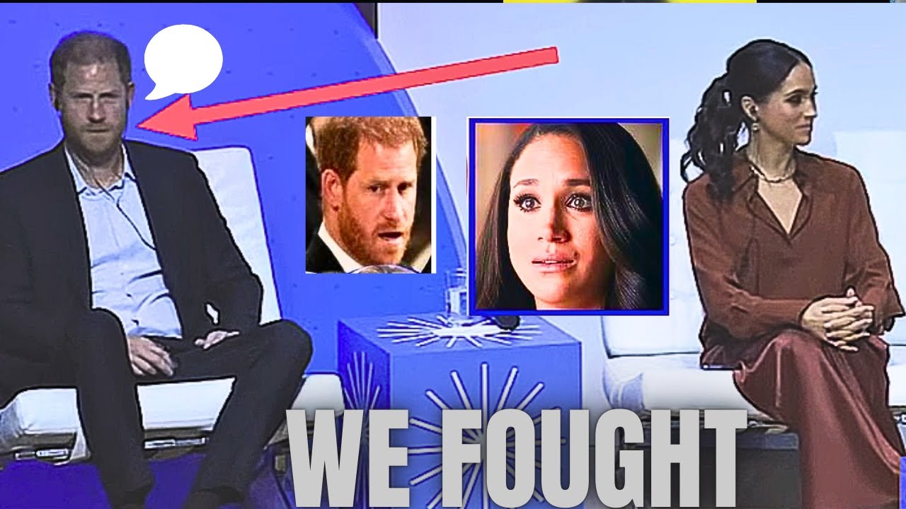 Huge FIGHT Caught! Watch Meghan Harry not Even making Eye contact during panel discussion