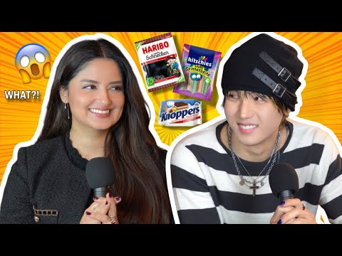 JUST B’s Geonu tries German Snacks for the FIRST TIME! 🇩🇪😱