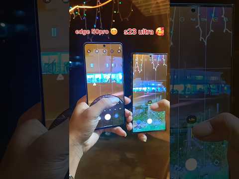 Zooming check in night 🌃 S23 ultra vs Moto edge 50 pro 😍🥰..ll#samratshorts #youtubeshorts #shorts..l