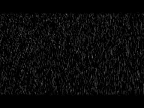 Heavy Rain Drop Effect On Black Screen (No Copyright)