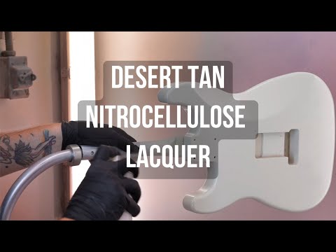 Spraying an Opaque Finish with Nitrocellulose Lacquer Aerosols - Oxford Guitar Supply