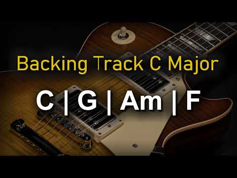 Rock Pop Backing Track C Major | 70 BPM | Guitar Backing Track