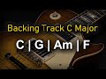 Rock Pop Backing Track C Major | 70 BPM | Guitar Backing Track