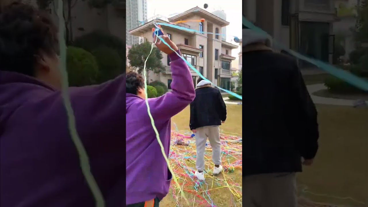 colorful hand throw streamers! #streamer #ribbon #Confetti #festival #celebration