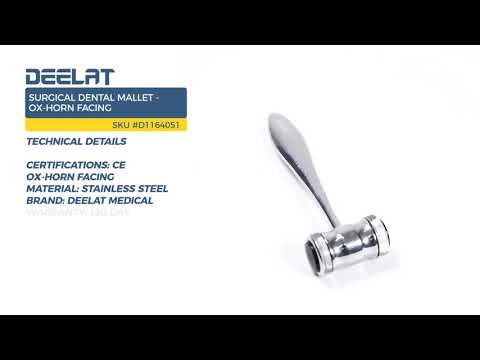 Surgical Dental Mallet - Ox-Horn Facing