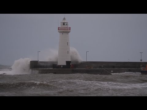 Donaghadee on stormy day