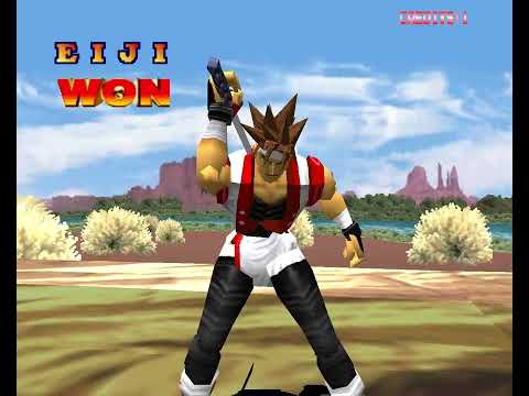 Battle Arena Toshinden 2 Arcade  Eiji Gameplay