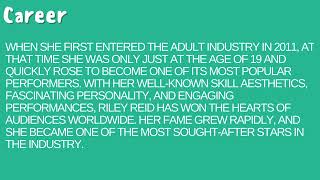 Riley Reid Biography: Age, Height, Net Worth, Career & Family