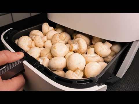 I Put Mushrooms in the Air Fryer and Didn't See This Coming 😮🍄‍🟫