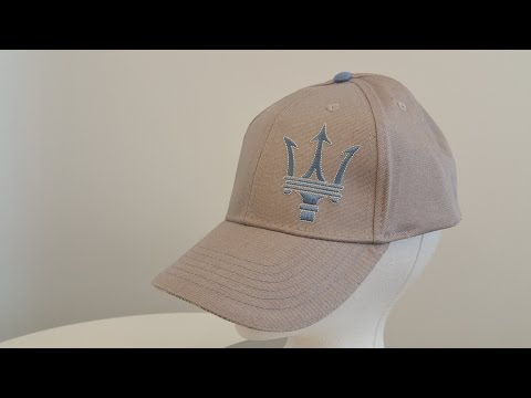 Grey Hat with Light Blue Trident - $35 at Zeigler Maserati of Grandville