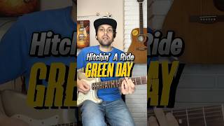 Hitchin' A Ride - Green Day - guitar tutorial #easyguitar #guitar #tutorial #guitarlesson #greenday