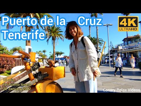 TENERIFFA 🏝️ Puerto de la Cruz [4K] 22 Jan 2022 Tenerife Kanarische Inseln Canary Islands Canarias