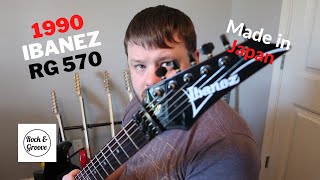 Video thumbnail for 1990 IBANEZ RG570 | MADE IN JAPAN | REVIEW AND DEMO |ROCK AND GROOVE by Rock and Groove