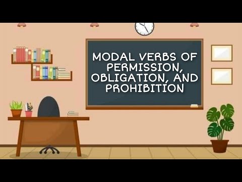 Modal Verbs of Permission, Obligation, and Prohibition | Grade 9 English | Ma'am Joyce
