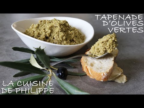 Tapenade d'olives vertes