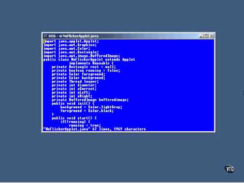 Lesson3 No Flicker Applet Java Graphics Tutorial