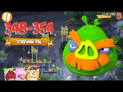 COBALT PLATEAUS FLUTTERING HEIGHTS - ANGRY BIRDS 2 PC LEVEL 348-354 BOSSLEVEL FOREMAN PIG