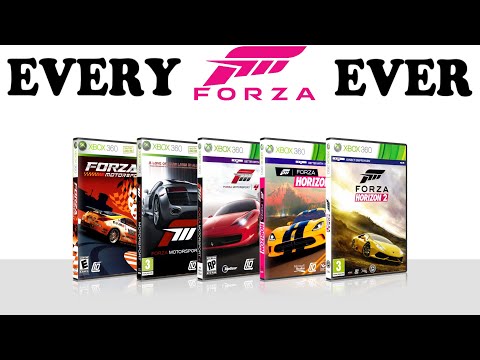 Evolution of Forza Games for XBOX 360 | 2007-2014 (Unboxing + Gameplay)