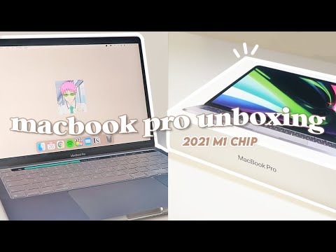 macbook pro 2020 13" unboxing ✨💻 | accessories + customising