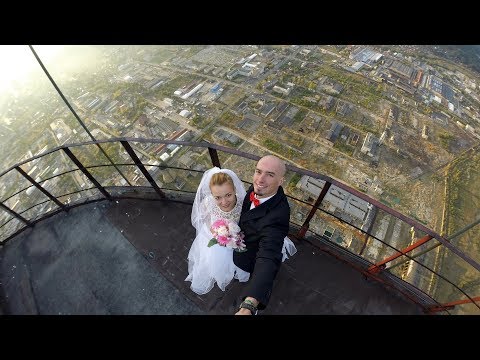 Wedding on Tallest Chimney in Romania