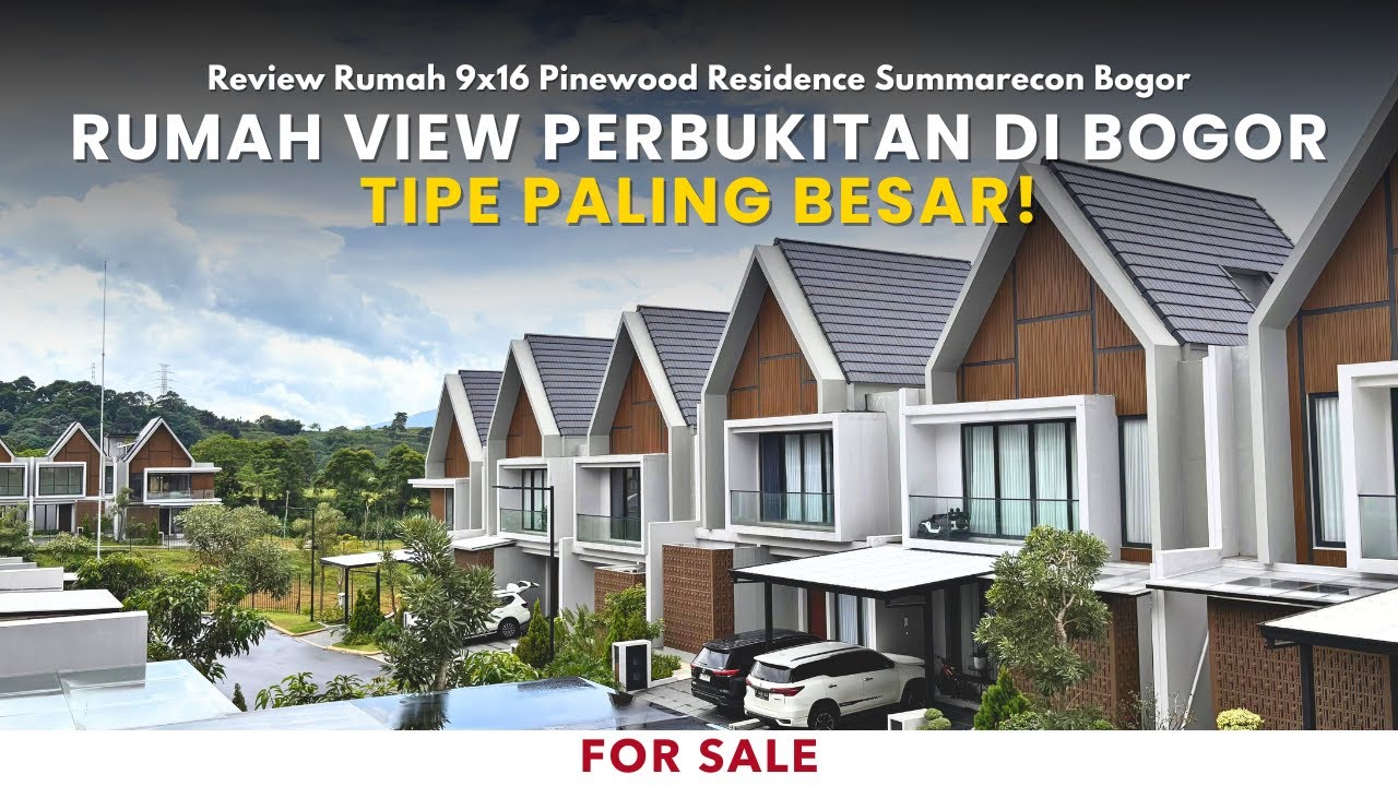 Hill View House 9 Wide at Summarecon Bogor