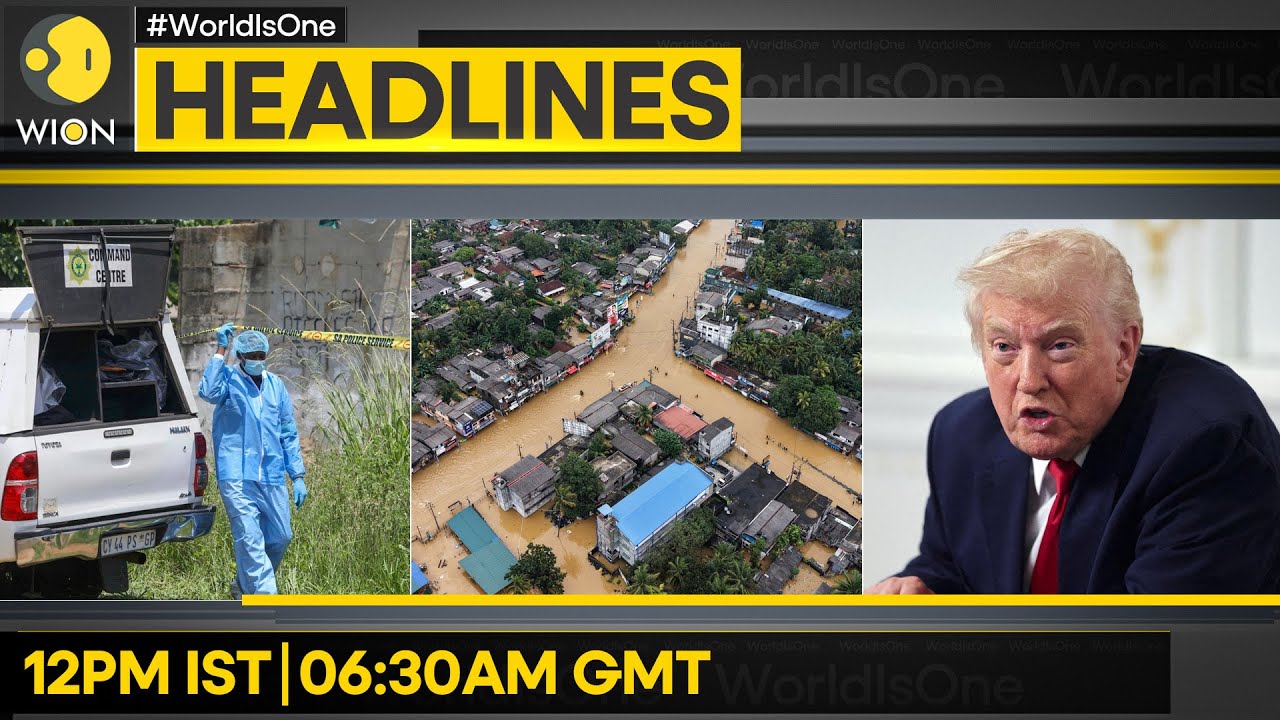 Sri Lanka Issues Fresh Landslide Warning | Pretoria: Mass Shooting Leaves 10 Dead | WION Headlines