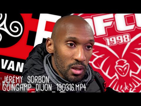 JÉRÉMY SORBON RÉAGIT APRÈS GUINGAMP - DIJON (1-0) / Ligue 1 - 16 mars 2019