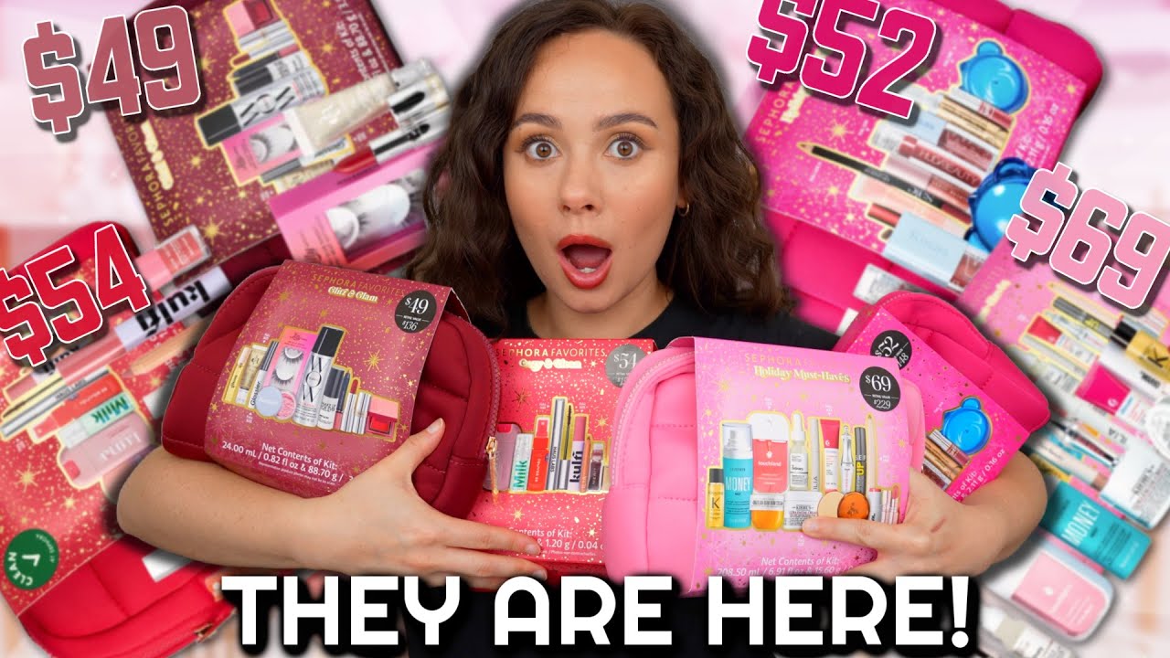 SEPHORA HOLIDAY FAVORITES SETS 2025! ARE THEY REALLY A GOOD VALUE?! ALL 4!!