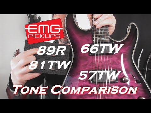 EMG 81TW / 89R vs 57TW / 66TW Tone Comparison