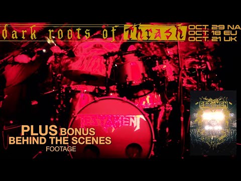Thumbnail of the video: TESTAMENT - Dark Roots of Thrash (OFFICIAL TRAILER)