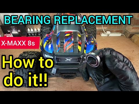 Traxxas X-MAXX 8S- Hub bearing replacement/ installation on my xmaxx. How to do it..