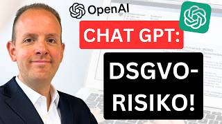 Ist ChatGPT Datenschutz-konform? OpenAI im DSGVO-Check!
