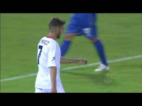 Matera - Casertana (1° turno eliminatorio Coppa Italia TIM). Gli highlights.