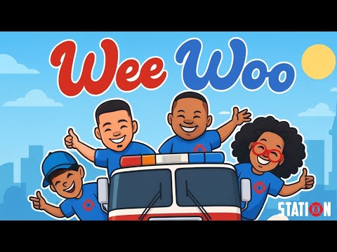 The Fire Trucks Are On The Way (Wee Woo) - Fire Safety Education Firefighter Song Made For Kids
